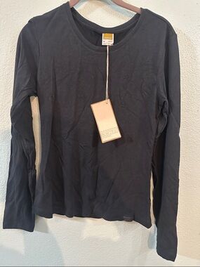 ONNO Bamboo Long Sleeve Top XS Gray Soft Stretch